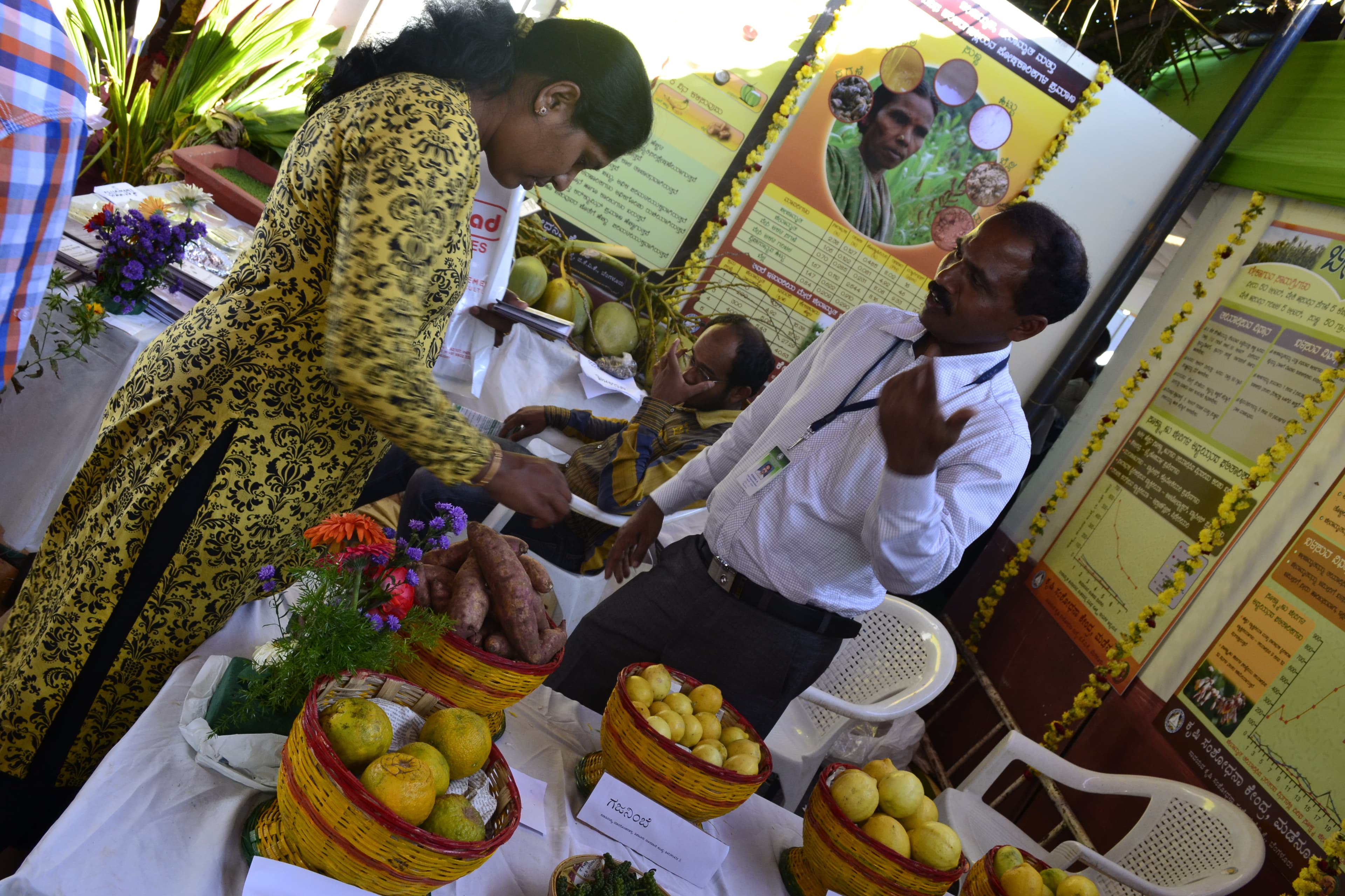 Organic farming exhibition at Krishi Mela