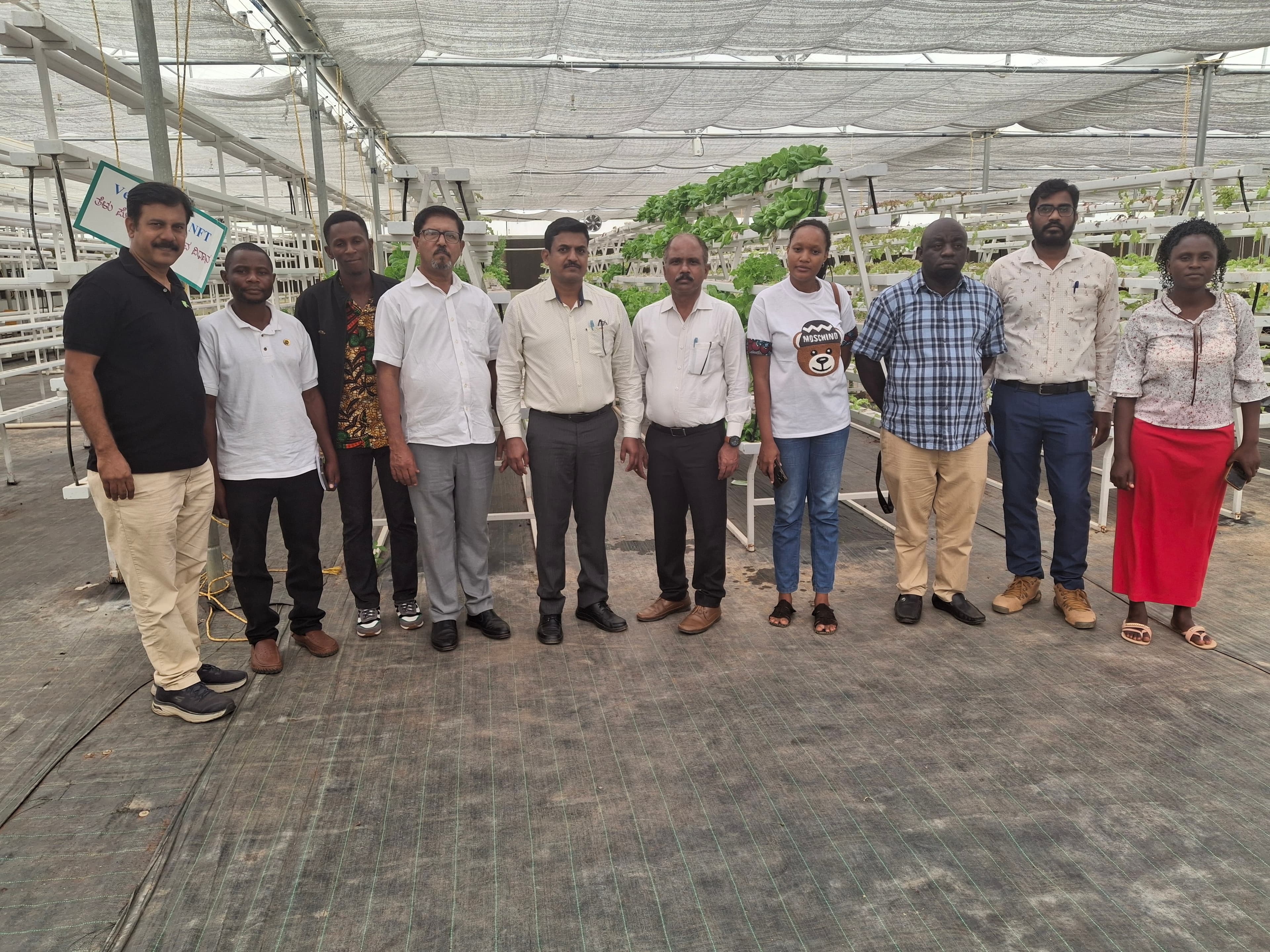 African agricultural professionals visit to RIOF
