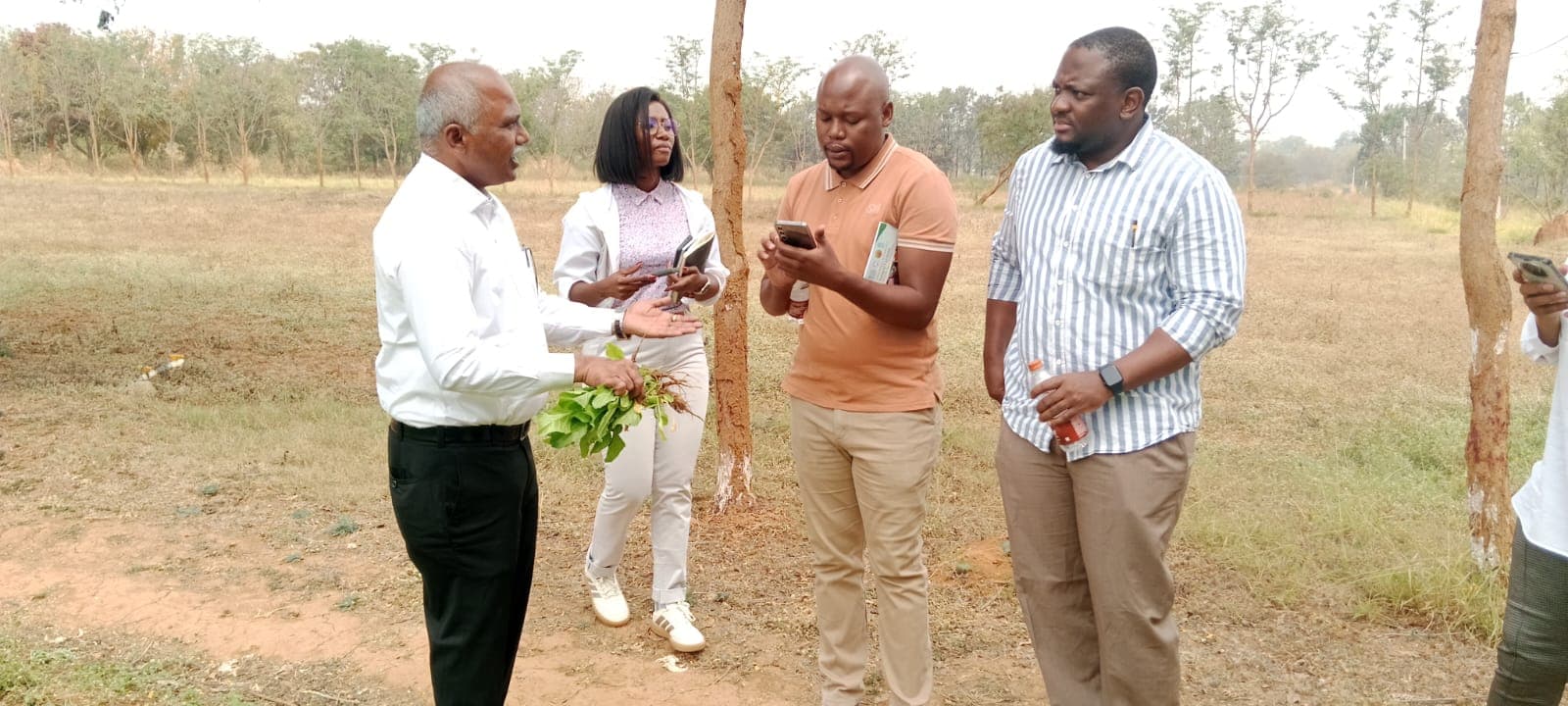 Knowledge sharing with Nigerian agricultural delegates